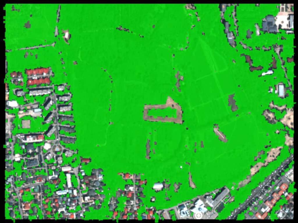 Park imagery from remote sensing