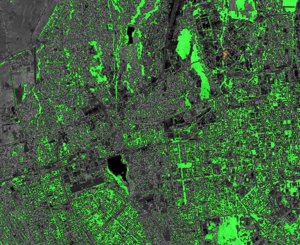 City-Scale Greenery Segmentation with eCognition and Sentinel 2 multispectral 10m imagery